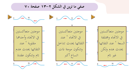 سلوك الموجات (حصتين)