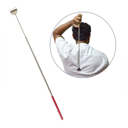 محكة ظهر قابلة  للإطالة  بمقبض مطاطي