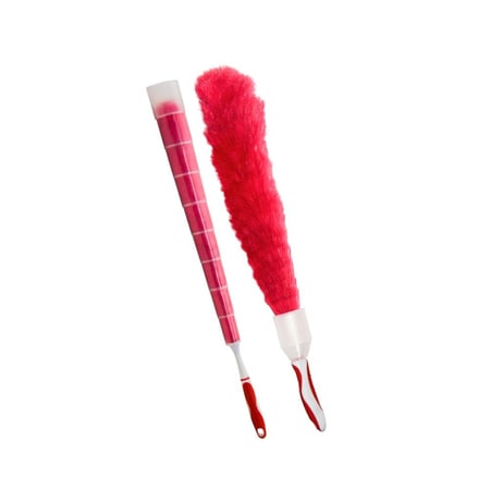 منفضة غبار مع غطاء بلاستيكي