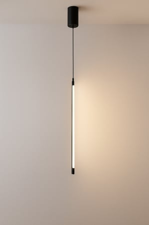 علاقي مودرن أسود 64 سم  موديل S P2024027   إضاءة سقف أنيقة ولمسة عصري