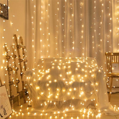 ستارة 3 عرض 3مترفي نزول 3 متر لون انارة اصفر