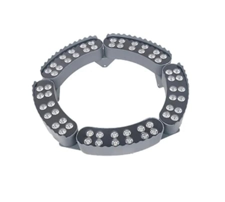 طوق إضاءة LED للنخل والأشجار بقطر 22 سم من الألومنيوم