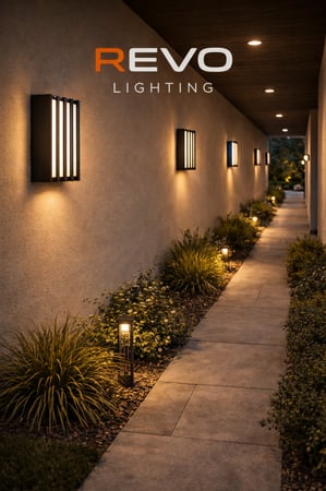 فانوس جداري خارجي | LED حديث | ألمنيوم | موديل AL18-2 |  بقوة 30 واط | ضمان 3 سنوات