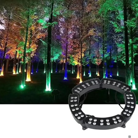 طوق إضاءة LED للنخل والأشجار بقطر 22 سم من الألومنيوم