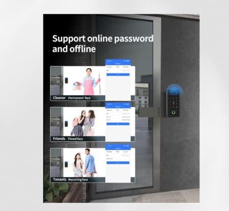 التحكم بالدخول (عريض) IP66 يرتبط بالقفل الكهربائي والمغناطيس