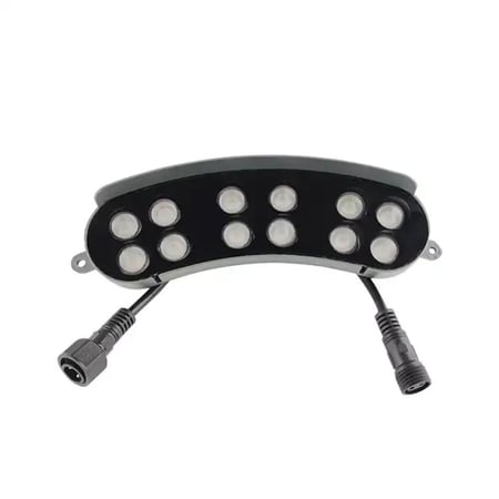 طوق إضاءة LED للنخل والأشجار بقطر 22 سم من الألومنيوم