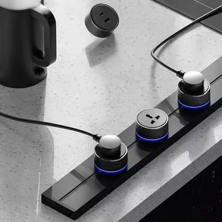 بكج افياش تراك لايت اسود مسار 60 سم 5 راس فيش متوفر بثلاثة الوان