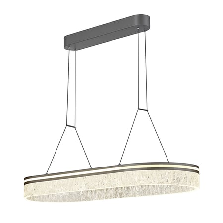 ثريا مودرن مستطيلة اسود مطفي إضاءة ذكية بـ 3 ألوان وتعتيم  ايديا لايت