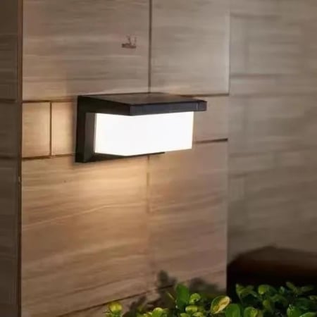 انارة جداري خارجي LED أسود بإضاءة صفراء 30 واط WL-18-1-30W