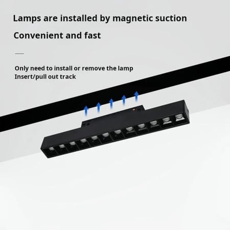 عدسات مجنتك عادي انارة المسار المغناطيسي ضمان 3 سنوات