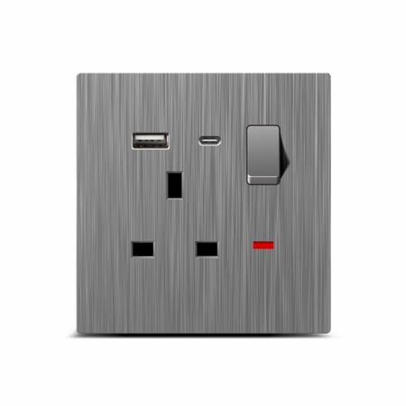 فيش USB + تايب   رمادي Felsen   بيانو، ضمان 25 سنة