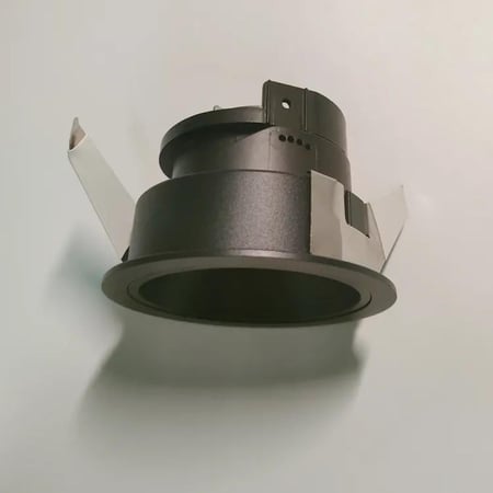 اطار عميق ضد التوهج المنيوم اسود داخلية سودا لامع 7 سم ضمان 3 سنوات