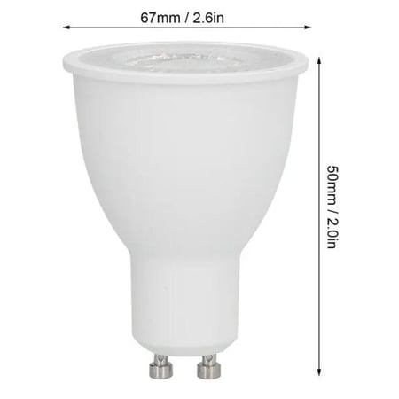 عدسة سيراميك 12 وات GU10 ضمان 3سنوات