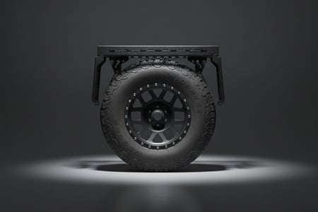 سلة الأمتعة على تاير السبير