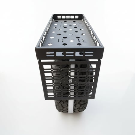 سلة الأمتعة على تاير السبير