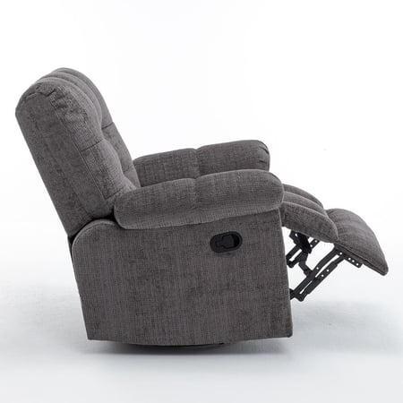 كرسي إسترخاء هزاز دوار 8068 بني غامق