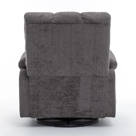 كرسي إسترخاء هزاز دوار 8068 بني غامق