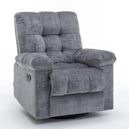 كرسي إسترخاء هزاز دوار 8068 رصاصي