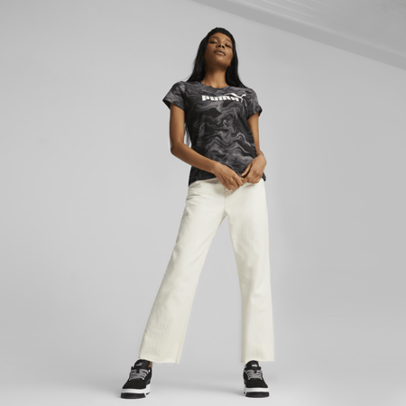 ESS+ MARBLEIZED Tee PUMA Black