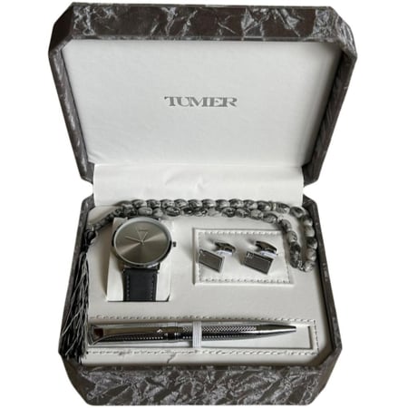 طقم ساعه و إكسسوارات فاخرة