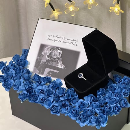 خاتم فضة نسائي