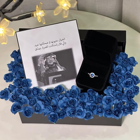 خاتم فضة نسائي