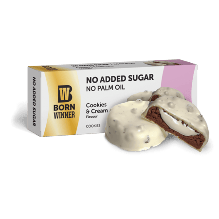 بسكويت Born Winner بدون إضافة سكر – كوكيز وكريمة