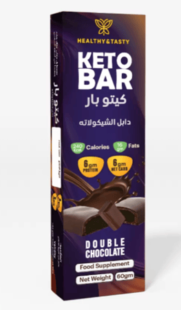 كيتو بار دبل شوكلت60 جرام