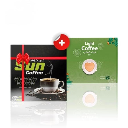 صن كوفي الحارقة+لايت كوفي بنصف السعر