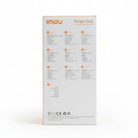 Imou كاميرا عدستين Ranger Dual 2 10MP داخلية تعمل بخاصية WiFi بدقة 10MP وخاصية تحريك 360درجة + بطاقة MicroSD 64GB مجاناً
