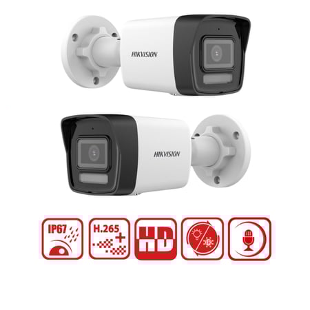 HIKVISION باقة كاميرات مراقبة ip تتكون المجموعة كما هو موضح بالصورة من 5 كاميرا داخلية 3 كاميرا خارجية بدقة 6mp شامل ملحقاتها