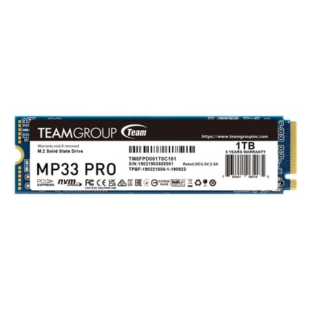 ذاكرة تخزين TEAMGROUP M.2-2280 PCI-E Gen4x4 MP44L 1TB