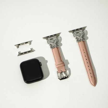 سوار ساعة جلد لومورا WAX613 باللون الوردي