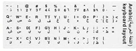 ستيكر حروف كيبورد عربي إنجليزي