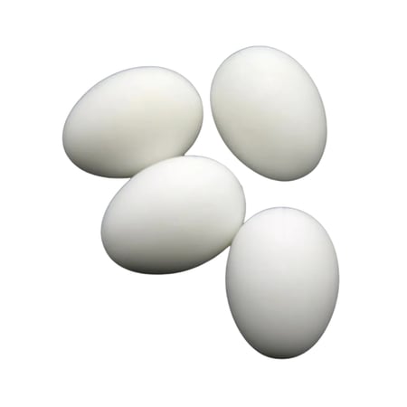 بيض دجاج بلاستيكي درجة ثانية - 12 حبة بسعر اقتصادي