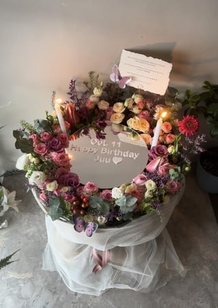 باقة ورد عيد ميلاد