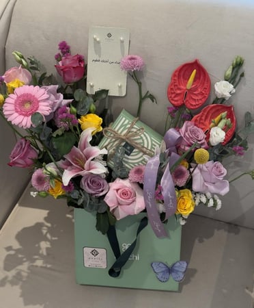 شوكلاتة باتشي مع ورد مميز