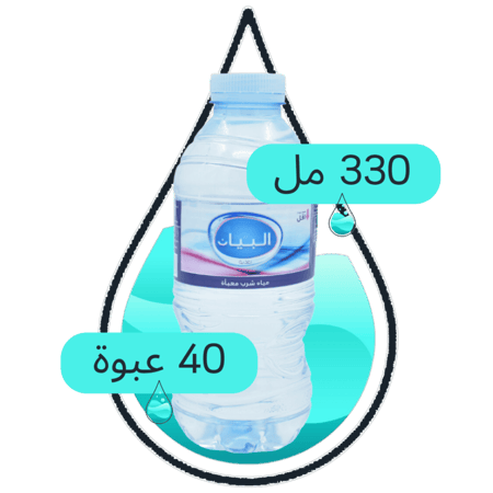 مياه البيان 40 330 مل