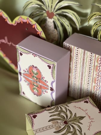 علب عيدية العيد السعيد ٦ علب