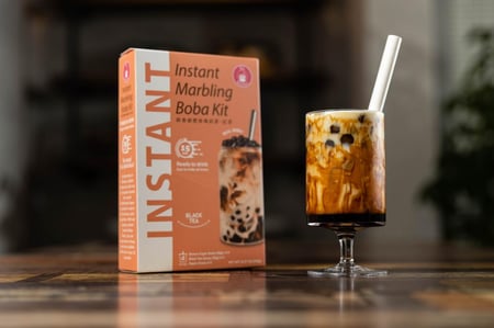 شاي البوبا حزمة الشاي (سكر البني، شاي الأسود، الشاي التايلندي) ( 12 أكواب)