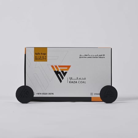 علبه فحم حجم 50 ملي (20 قرص)