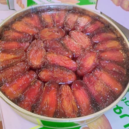 تنك 2 كيلو تمر صفري بيشة حبة كبيرة