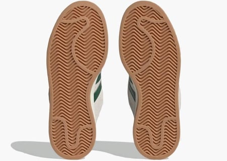 Adidas Campus 00s Crystal White Dark Green