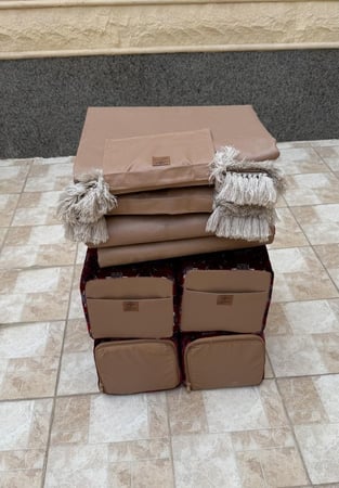 طقم مدات رياش ملبسة