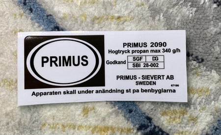 أستيكر موقد 2090