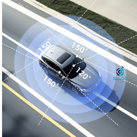 داش كام Azdome M660 كاميرا امامية وخلفية وكاميرتين داخلية جانبية مع ذاكرة مدمجة بسعة 128 جيجا