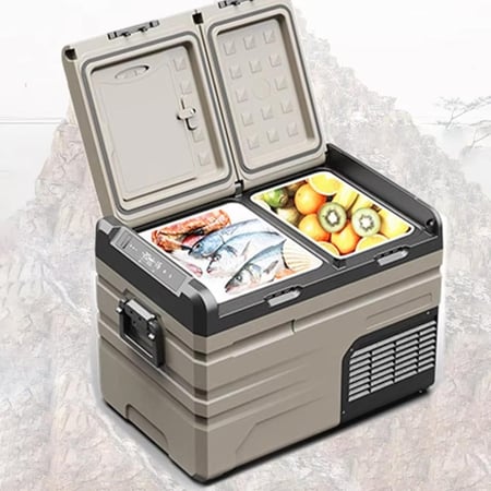 ثلاجة البيكول TA55 بميزة الباب المنفصل لكل قسم alpicool