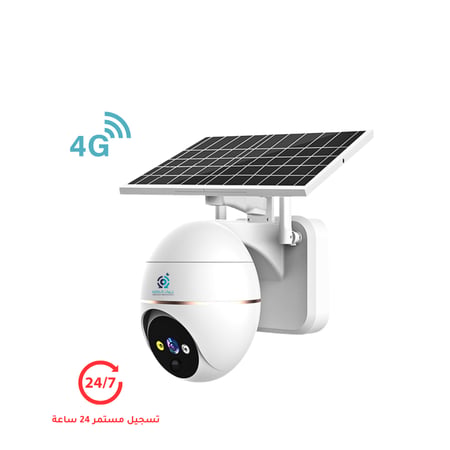 كاميرا 4G مراقبة بالطاقة الشمسية M1-AOV- K  بميزة رصد الحركة 24 ساعه  وتتبع تلقائا للإشخاص  4G