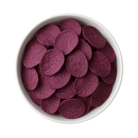 بطاطا بنفسجية مجففة