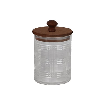 علبة اكرلك بغطاء خشب  مقاس : 10*13 سم